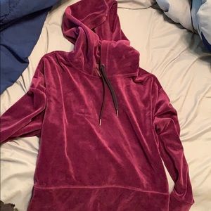 Calvin Klein Performance Velour Cropped Sweater